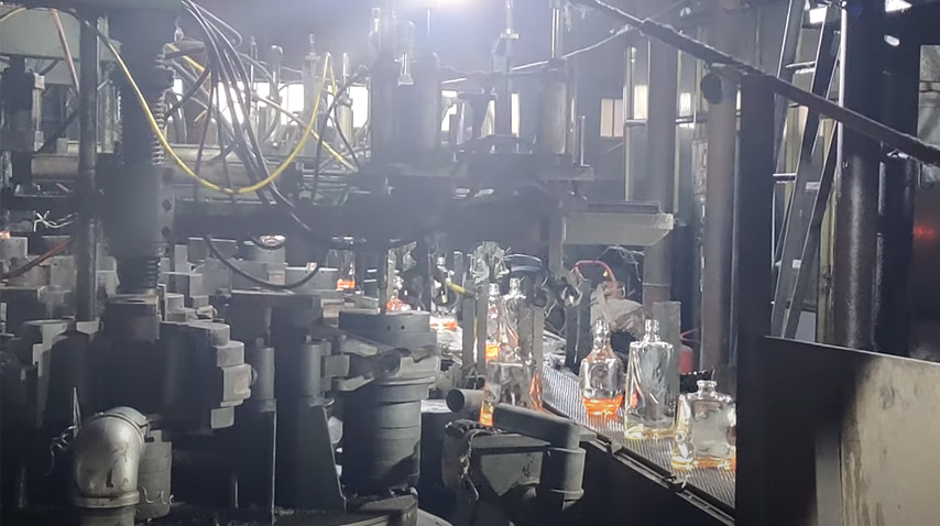 Equipo de producción automático de botellas de vidrio RSG 8S
