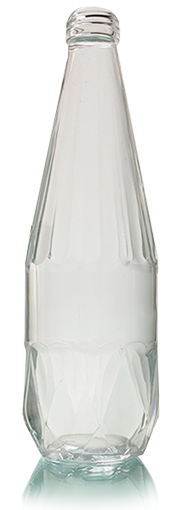 Botellas de vidrio de agua