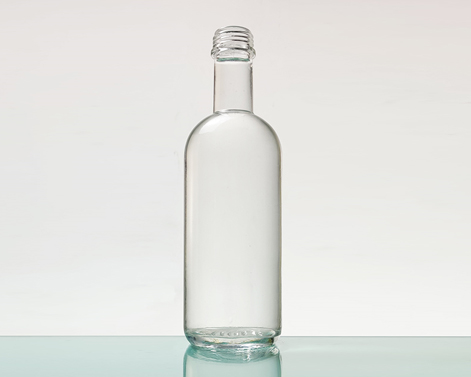 500ml botella de whisky de forma redonda