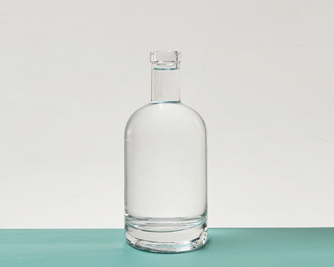 Botellas redondas de licor de Flint extra blancas 50cl para Tequila