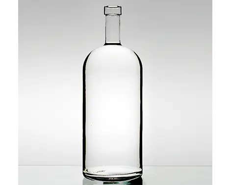 Botella de coñac con patrón de grabado personalizado 1,75 L