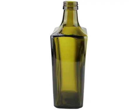 Botella de aceite de oliva de vidrio vacío de buena calidad 750ml