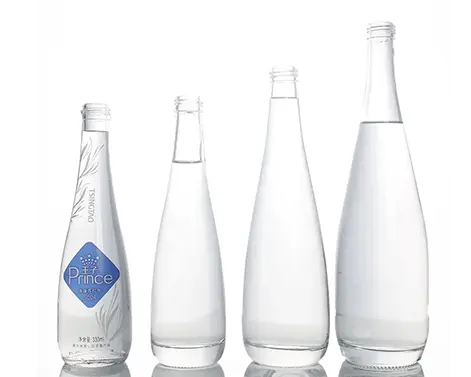 Botella de vidrio agradable de agua de soda de grado 0.5l