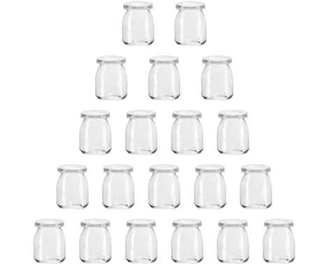 Jarra de Yogur de Vidrio Flint Normal 100ml