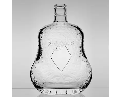 Botella de coñac blanco con forma única de 1,5 l 1500ml con diseño de moda