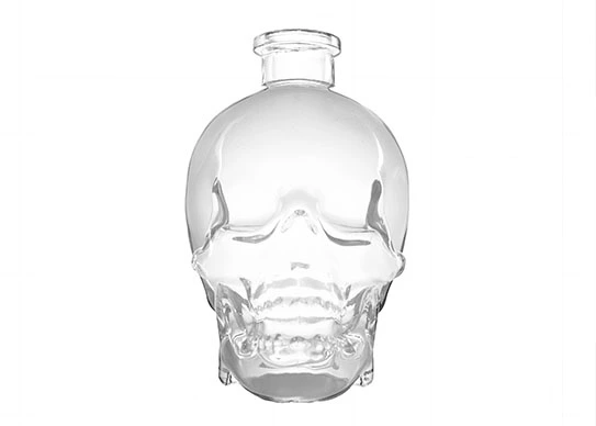 ¡Oferta! Botellas de vidrio con forma de calavera de diseño único Vodka