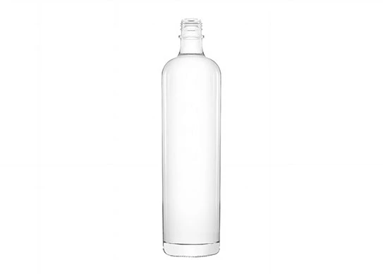 75cl Super Flint Cilindro de vidrio 750ml Contenedores de alcohol