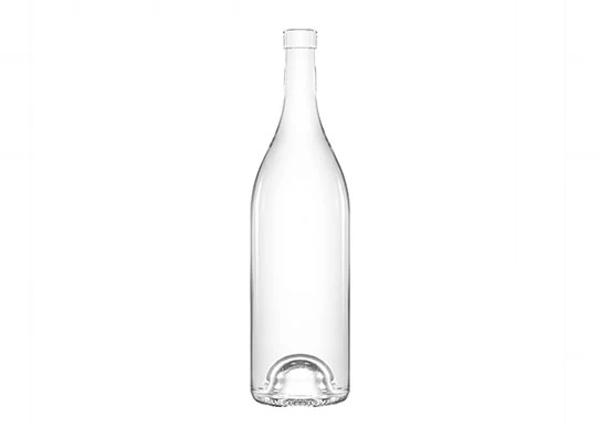 Empaquetado personalizado del vodka de la botella de cristal del diseño elegante de 750ml