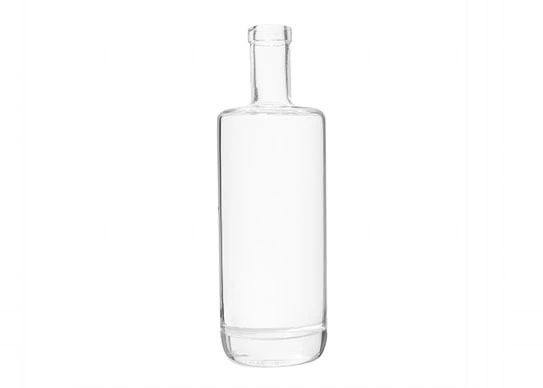 Botellas de ron de 750ml de forma redonda, botellas de alcohol vacías de buena calidad