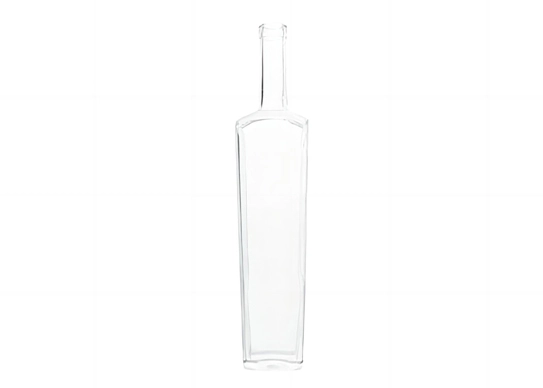 Botellas de 750ml de forma ovalada, botellas de licor de diseño elegante
