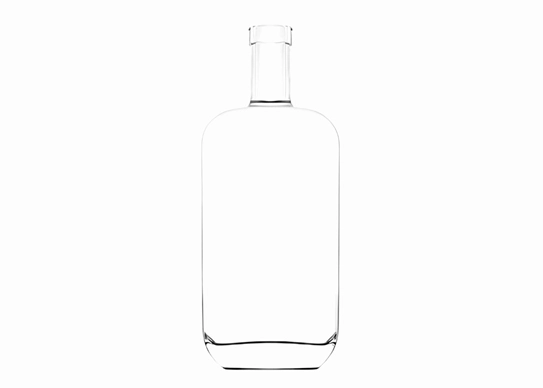Botellas Bourbon Rectángulo 750ml Fábrica China al por mayor botellas de licor