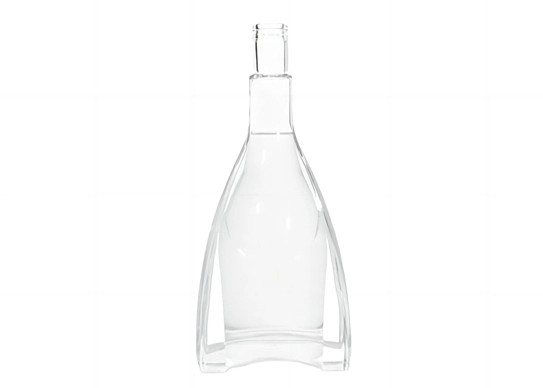 Botellas de vidrio de edición limitada, botellas de licor pesadas de 750ml de diseño único
