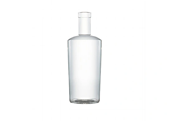 Contenedor de vidrio de alta pedernal de 700ml Botellas de espíritu vacías