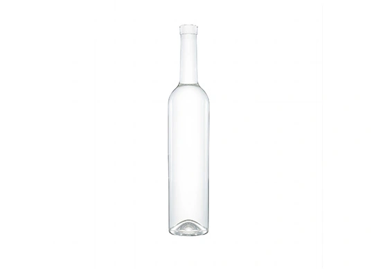 Embalaje de licor botella de vidrio 700ml alta y redonda