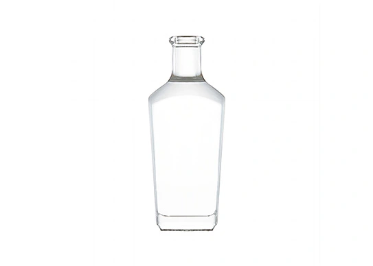Botella de licor, venta al por mayor, botella cuadrada vacía de 700ml, embalaje de goma