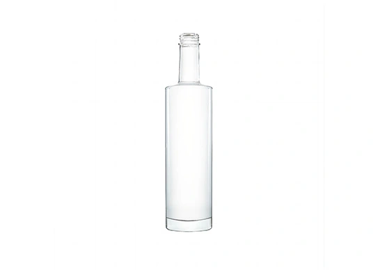 Botella de vodka redonda de 70CL con acabado de tapa GPI