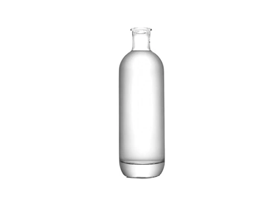 Botella de licor que empaqueta 700ml botella de vidrio redonda