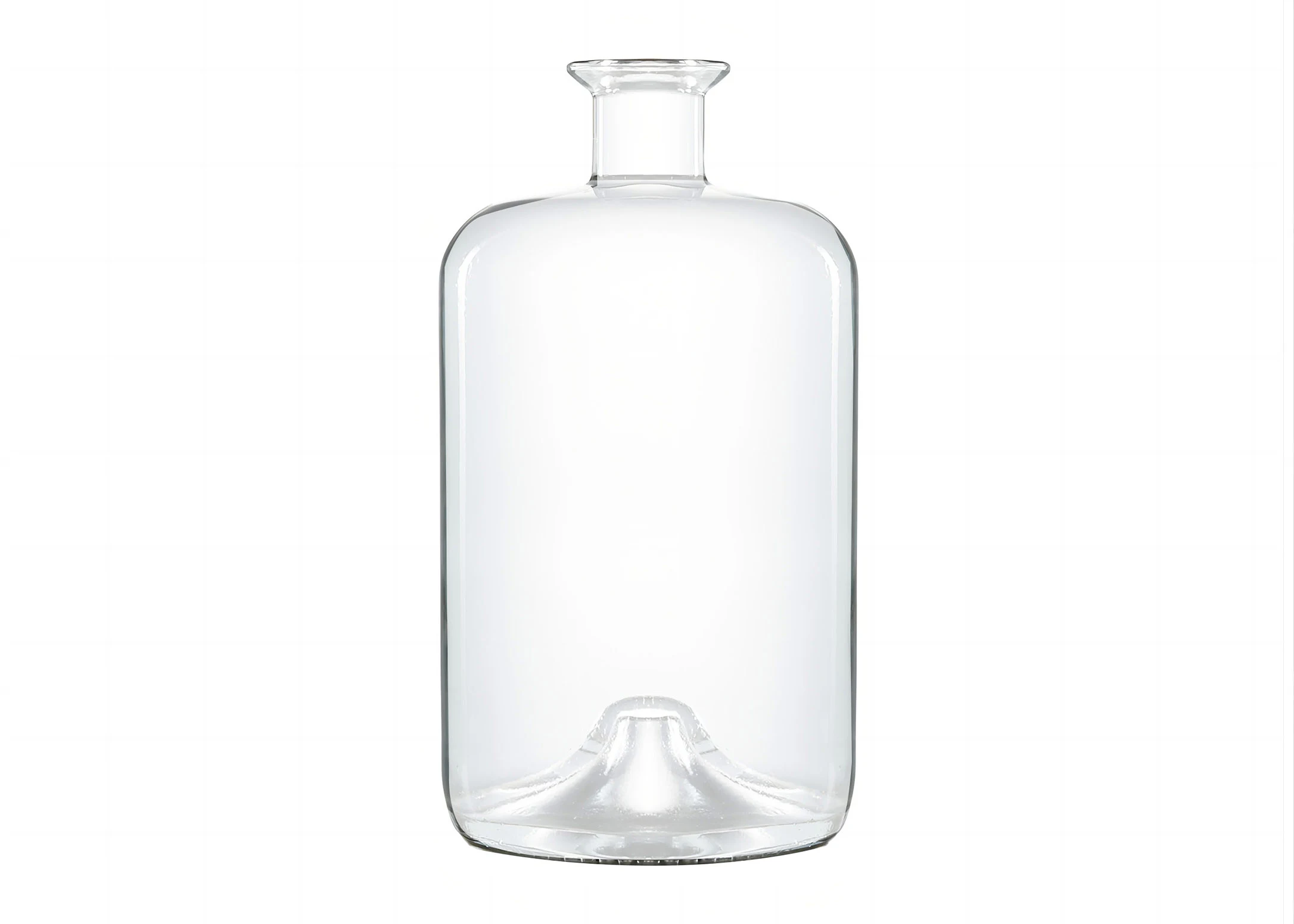 Botella de vidrio de alcohol popular embalaje tamaño 500ml
