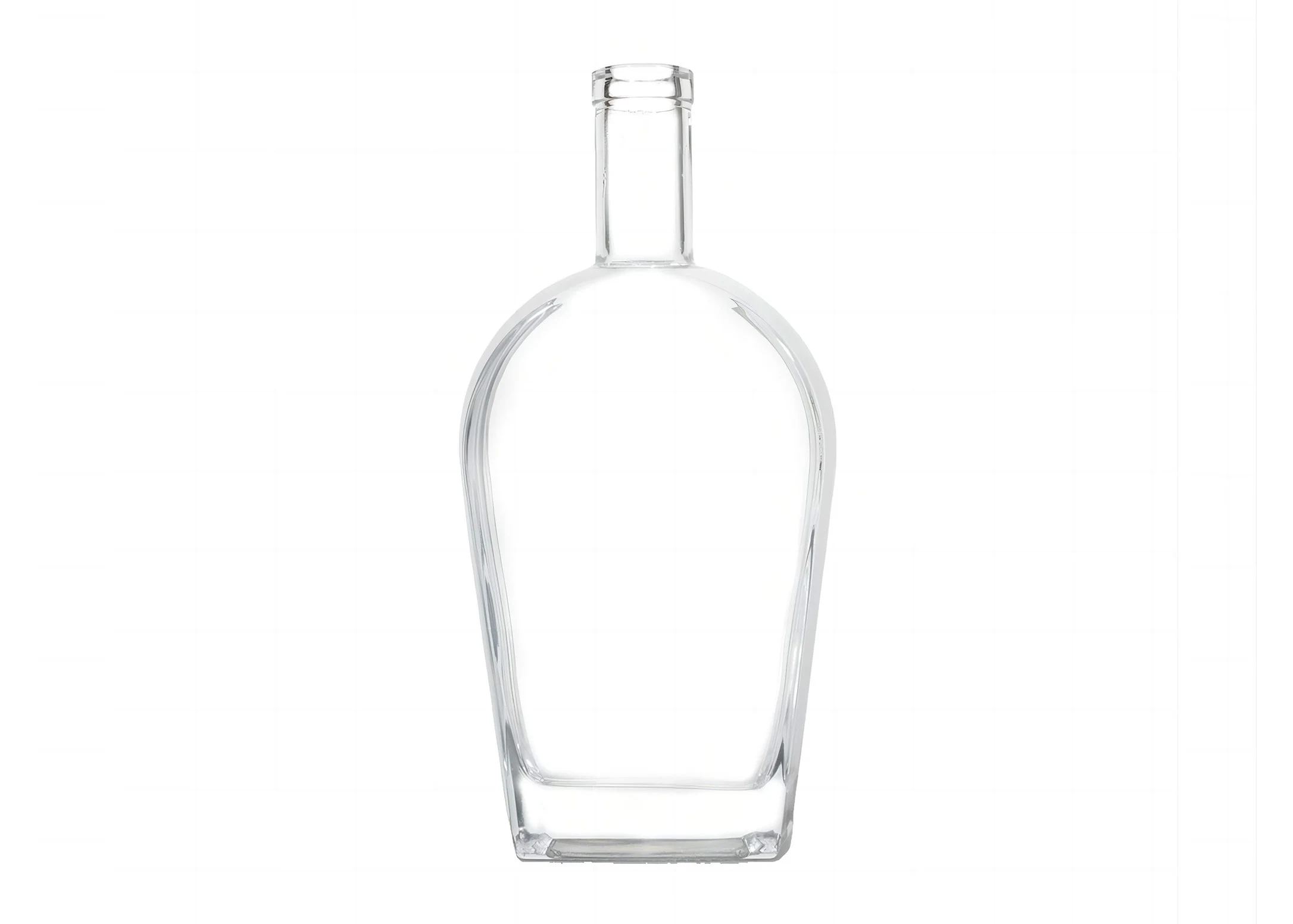 Puente de arco botella de vidrio Rhum embalaje