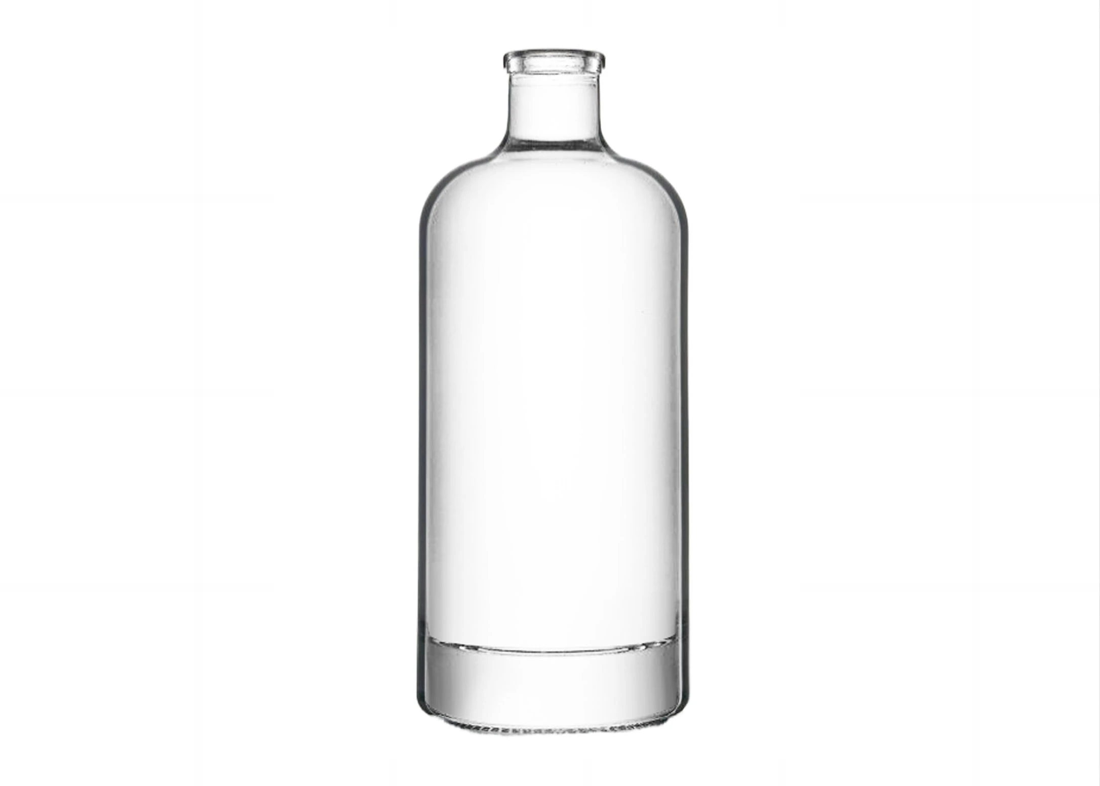 Base pesada 500ml botella de vidrio baja MOQ