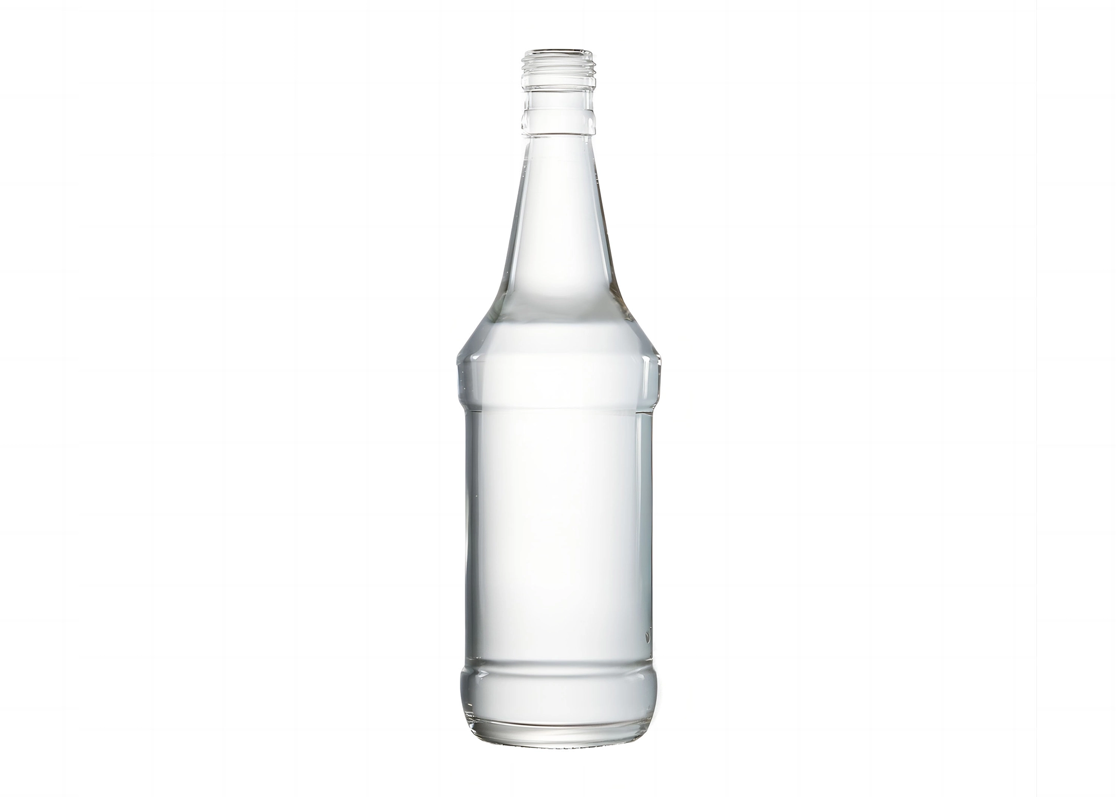 Embalaje de licor botella de vidrio de alta pedernal 500ml
