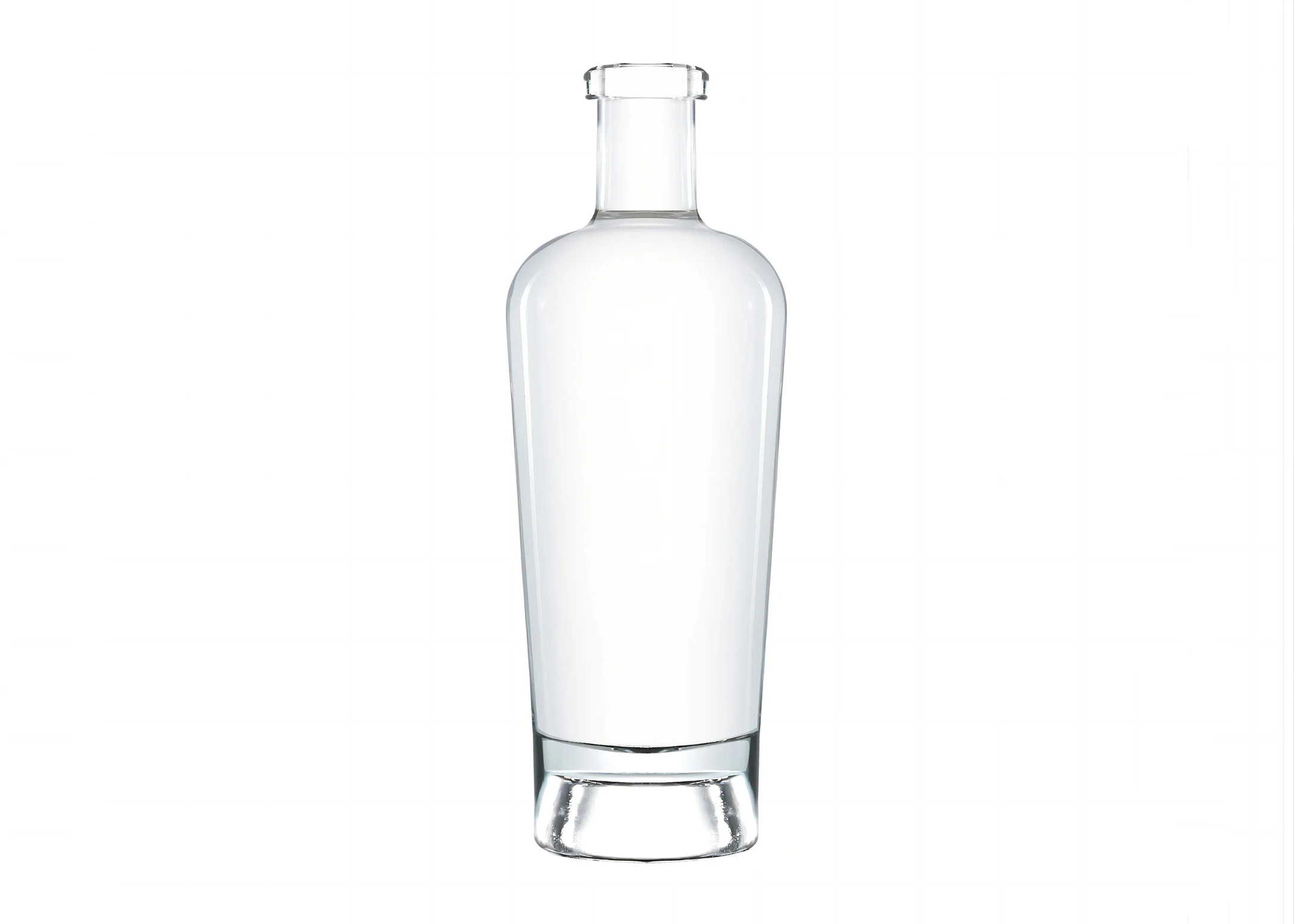 Nuevo diseño 500ml botella de alcohol embalaje de vidrio