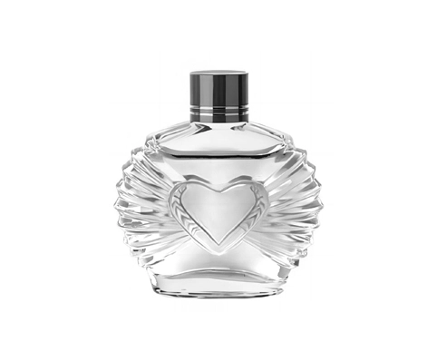 Botellas de licor de 50ml transparentes y exquisitamente diseñadas con tapas de tornillo