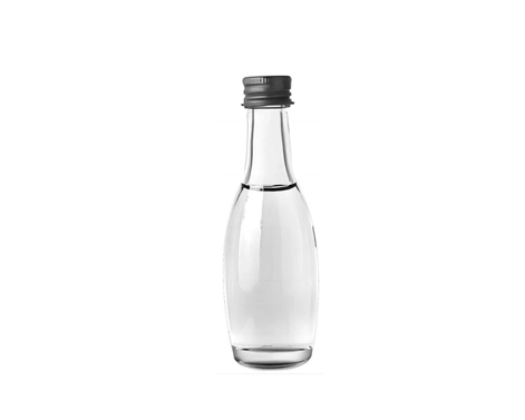 Elegantes botellas de licor redondas de 50ml ideales para regalar y muestras