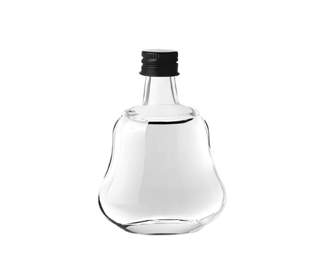 Mini botella de cristal plano de licor RSG de 50ml con GPI