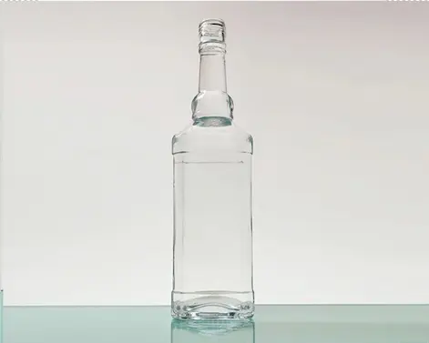 700ml botella de whisky superior de hilo extra transparente